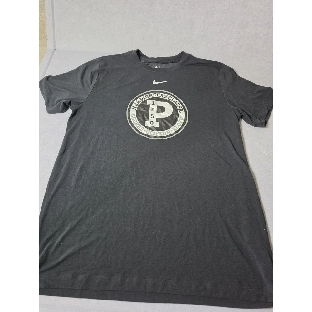 Nike NBA 75th Anniversary Pioneers T-Shirt Mens L Black Cooper Clifton Lloyd